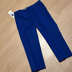 NWT HILARY RADLEY WOMENS MAZARINE BLUE CAPRIS SIZE 6